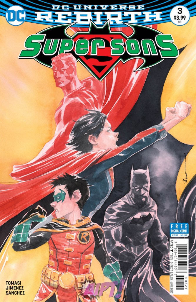 Super Sons #3 - Variant cover par Dustin NGuyen