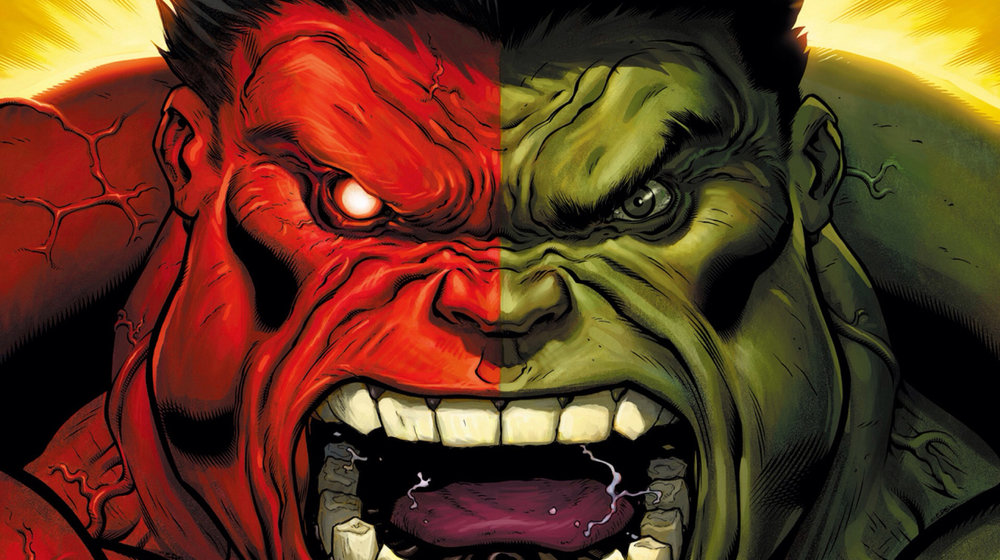 Hulkk et Red Hulk par Ed McGuinness