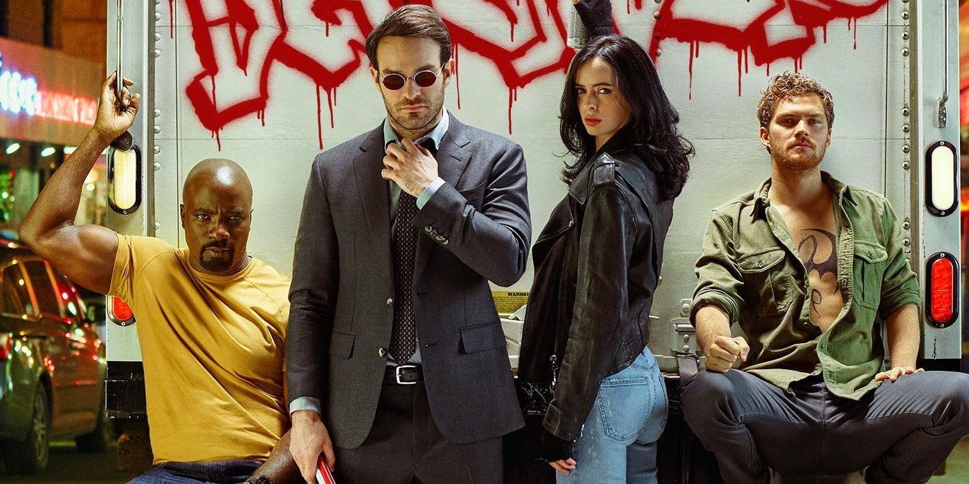 Daredevil, Jessica Jones, Luke Cage et Iron Fist : The Defenders au complet