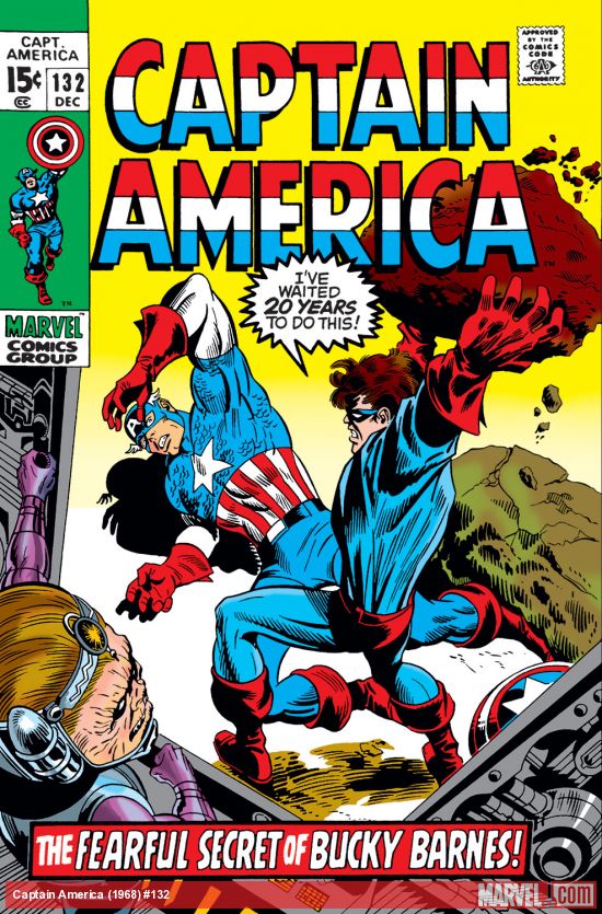 Captain America 132 avec Bucky