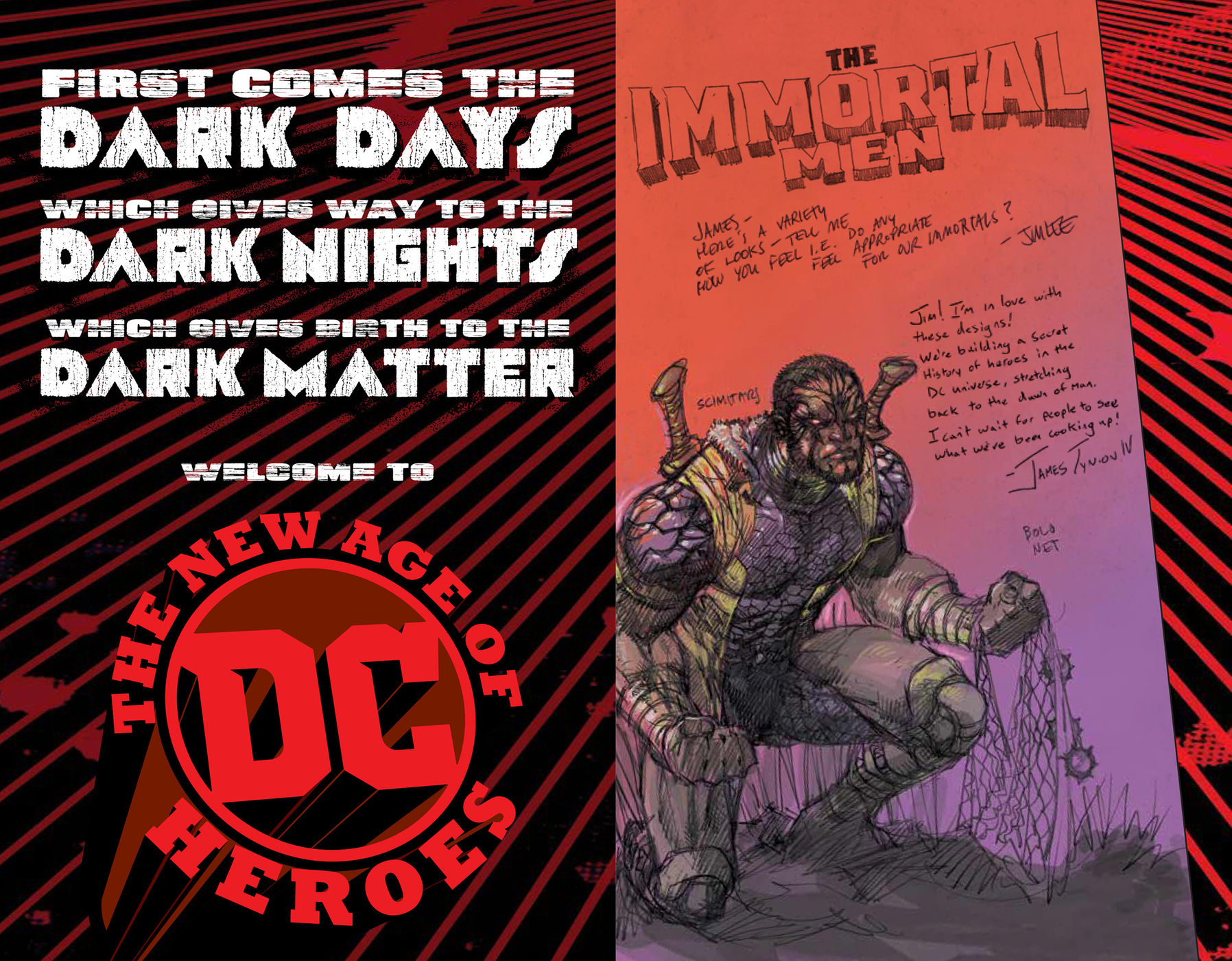 Dark Days, Dark Nights et Dark Matter