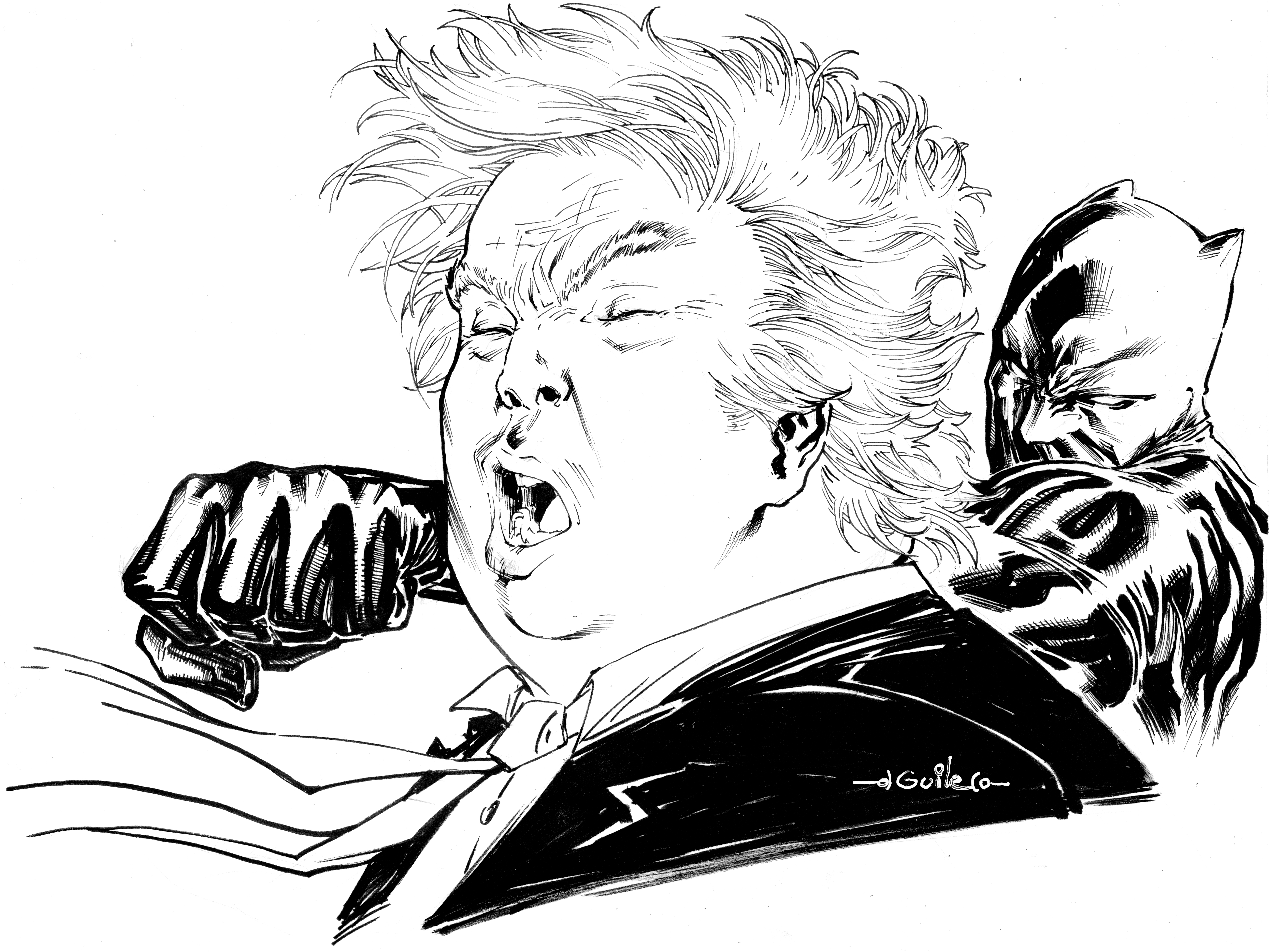 Black Panther vs Donald Trump by Guile Sharp