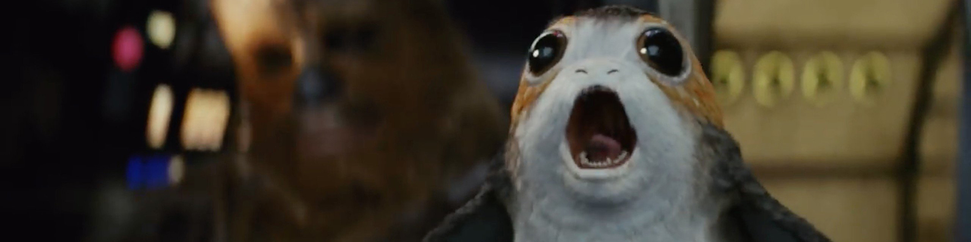 Un Porg dans Star Wars VIII : Les Derniers Jedi