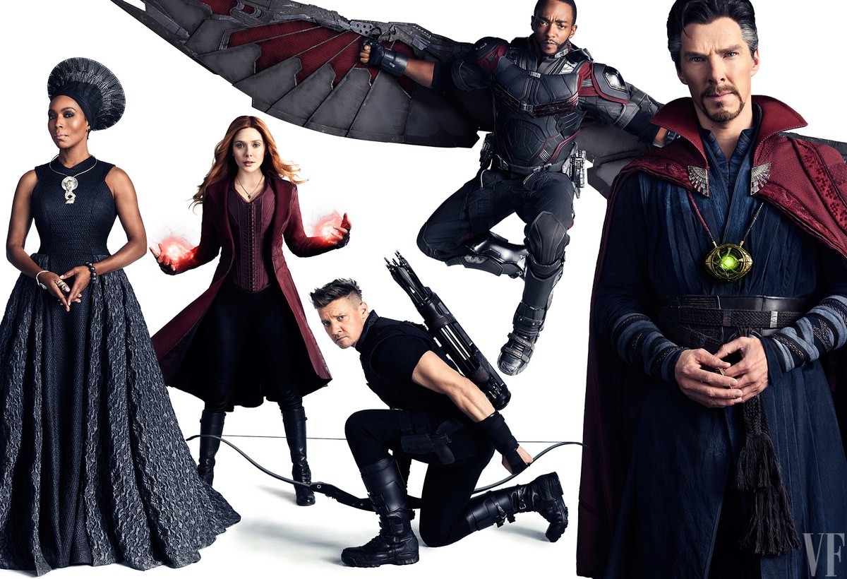 La cast d'Avengers: Infinity War en couverture de Vanity Fair