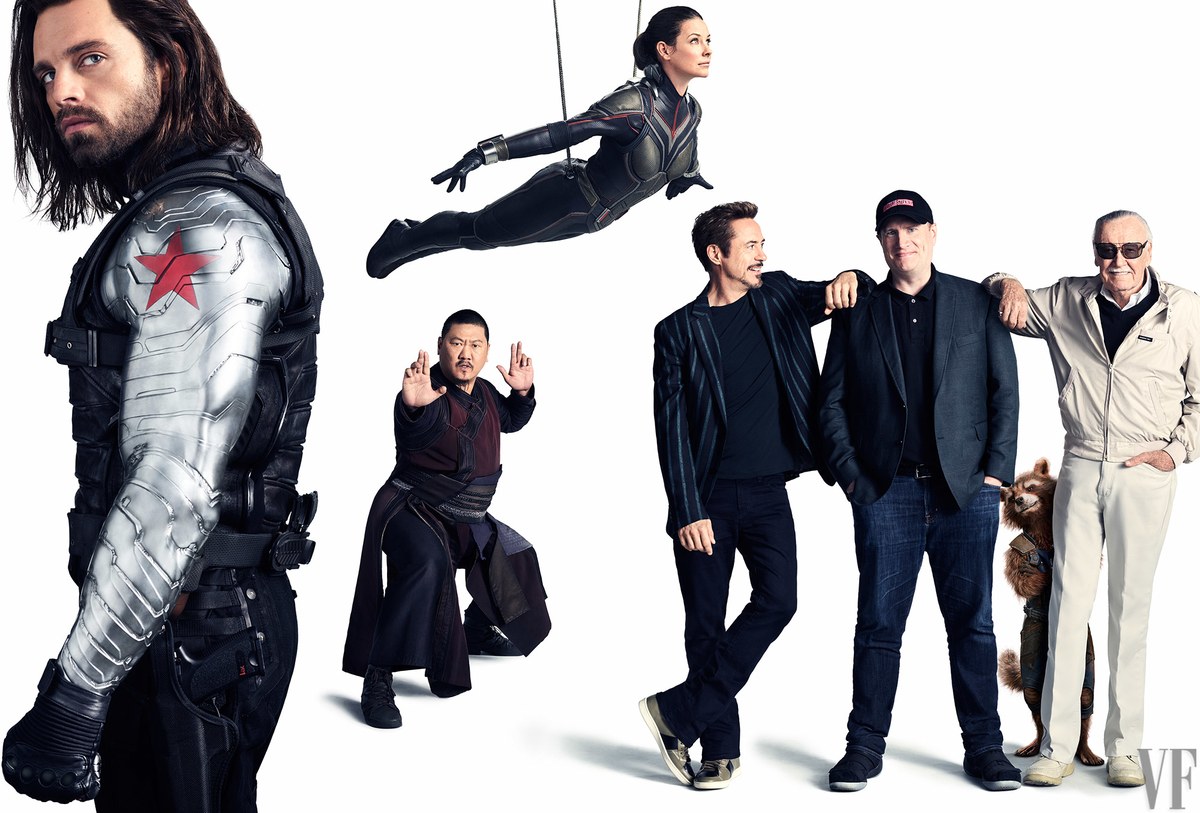 La cast d'Avengers: Infinity War en couverture de Vanity Fair