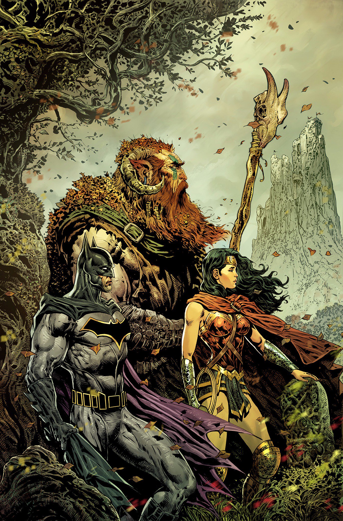 Wonder Woman et Batman dans The Brave and the Bold par Liam Sharp