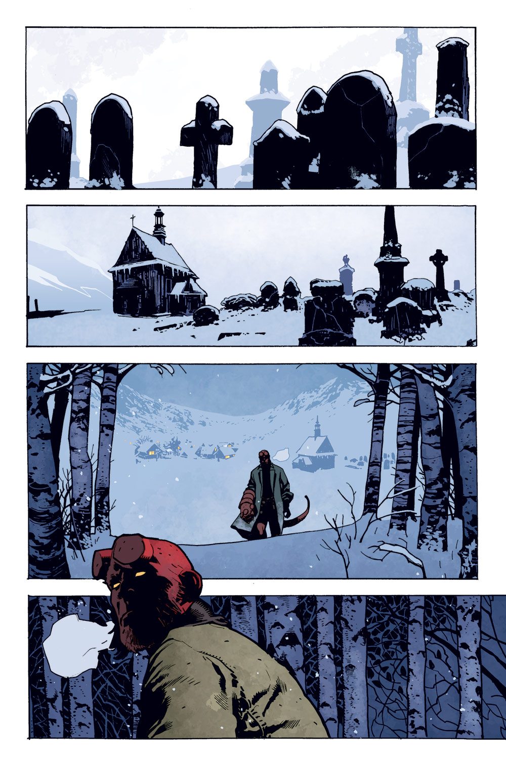 Hellboy: Krampusnacht, par Mike Mignola et Adam Hughes