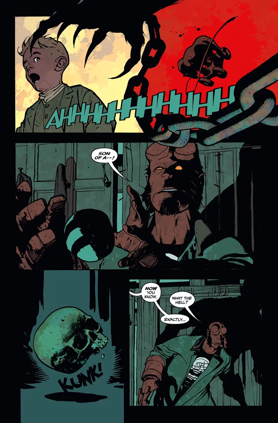 Hellboy: Krampusnacht, par Mike Mignola et Adam Hughes