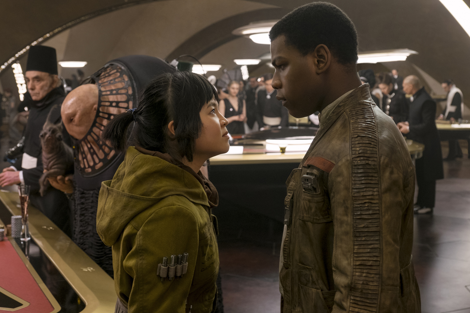 Finn et Rose dans Star Wars 8 : Les Derniers Jedi