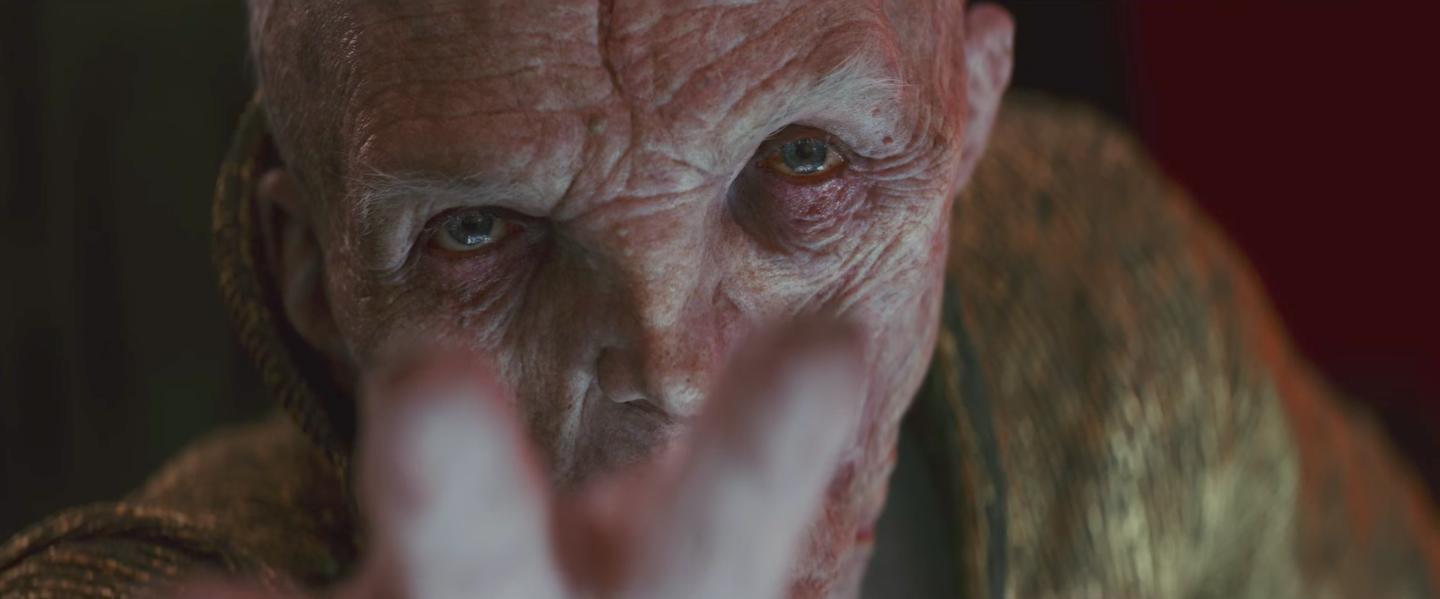 Snoke dans Star Wars 8 : Les Derniers Jedi