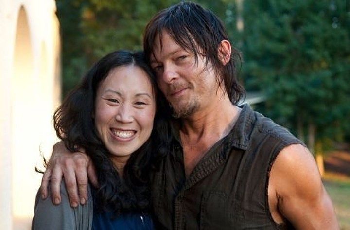 The Walking Dead : Angela Kang et Norman Reedus