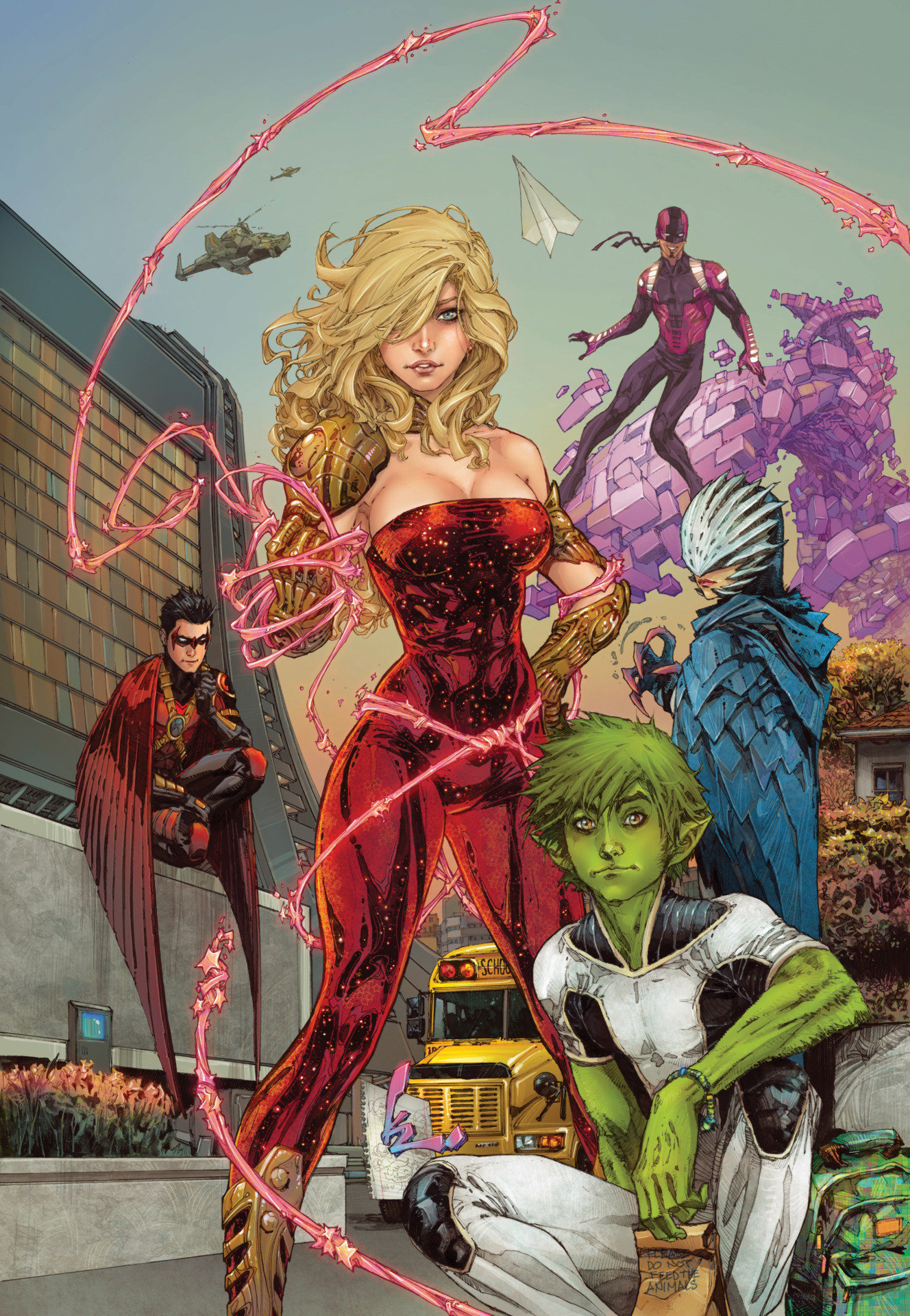 Teen Titans #1 par Kenneth Rocafort (2014;,DC Comics) Teen Titans #1 par Kenneth Rocafort (2014;,DC Comics)