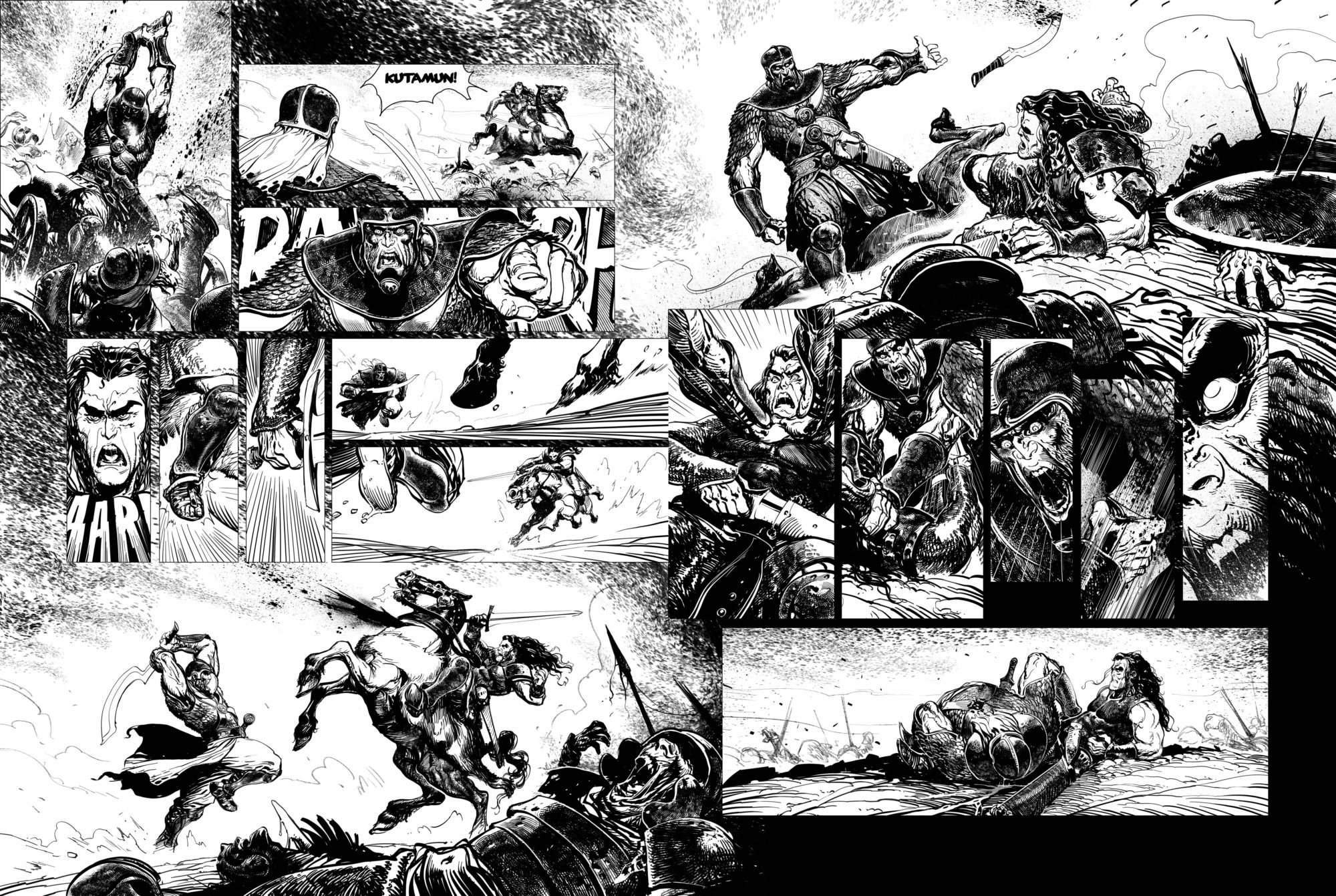 Conan le Cimmérien : le Colosse Noir, par Vincent Brugeas et Ronan Toulhoat chez Glénat