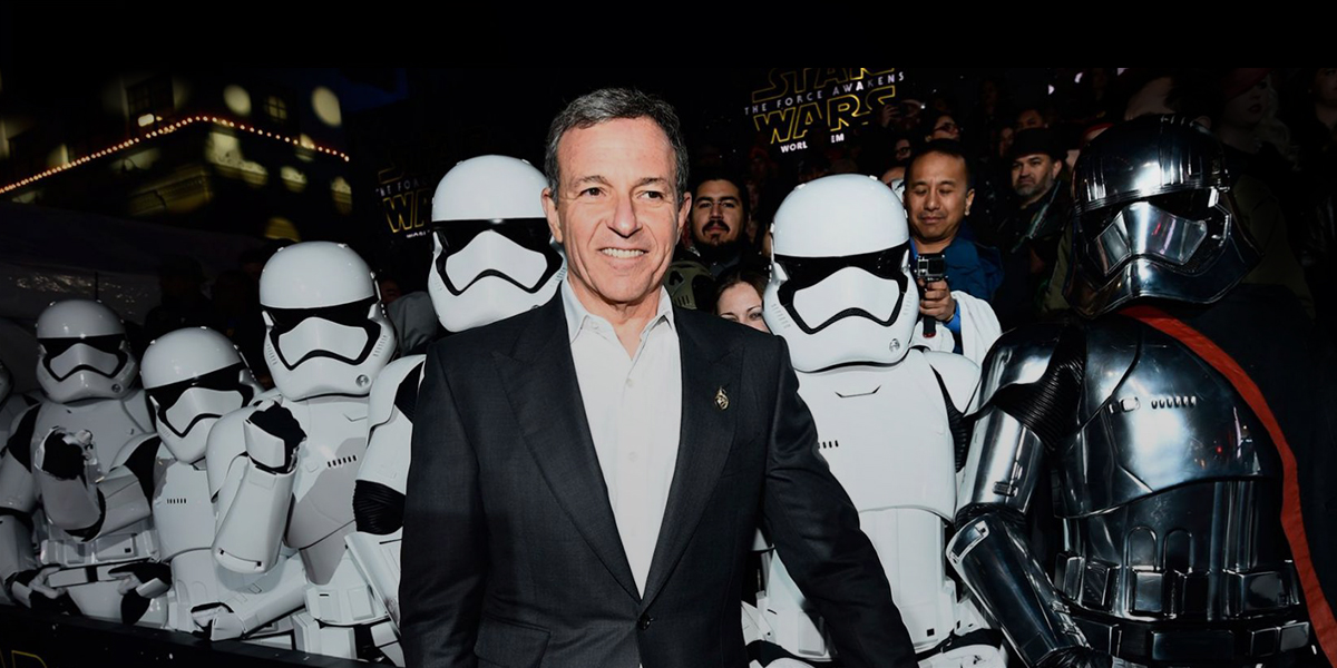 Bob Iger, boss de Disney, à l'avant-première d'un film Star Wars