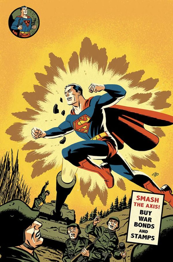 ACTION COMICS #1000 1940s - couverture variante par Michael Cho