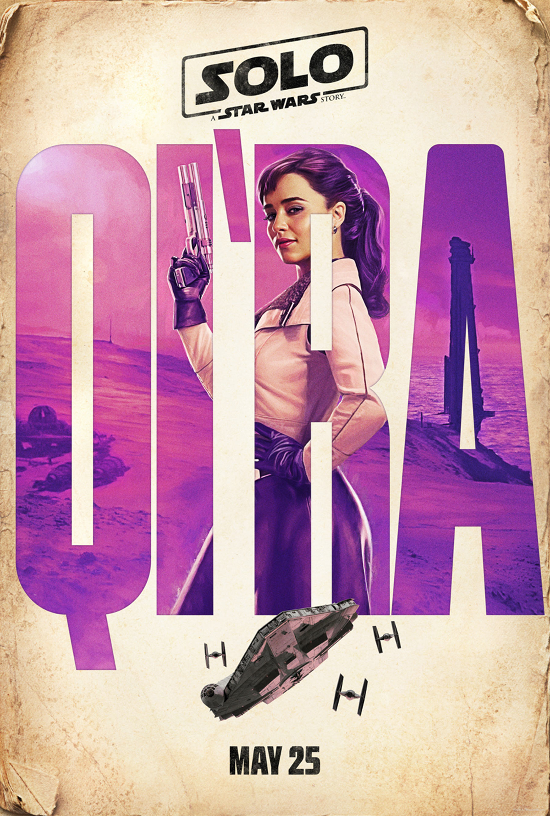 Solo: A Star Wars Story, le poster de Qi'Ra