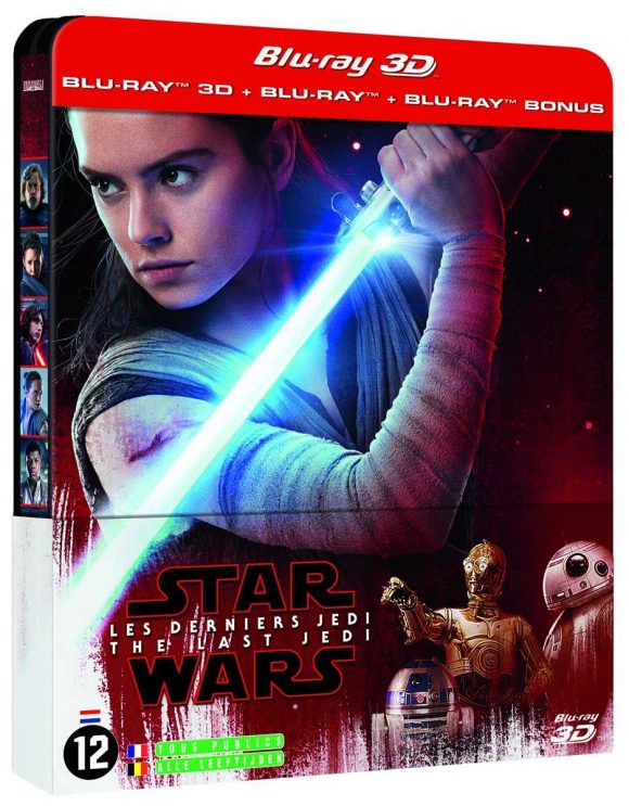 3D Steelbook  Star Wars : Les Derniers Jedi