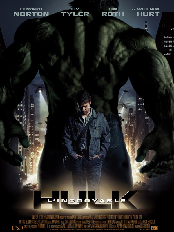 affiche L’incroyable Hulk