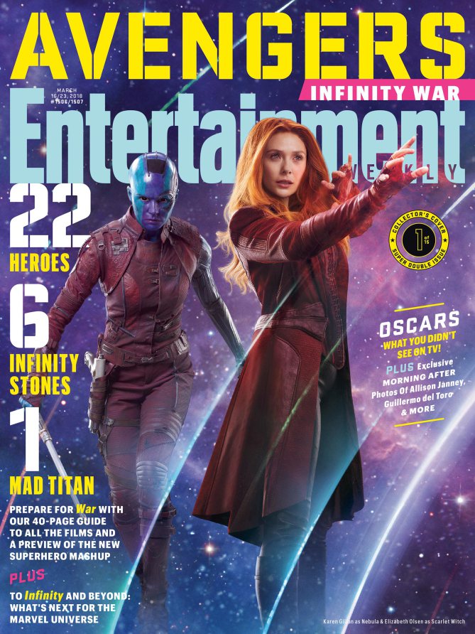 Avengers Infinity War : Nebula et Scarlett Witch (la Sorcière Rouge)