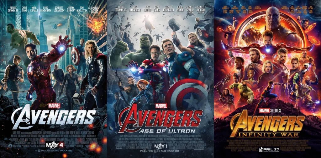 Avengers 1, 2 et 3