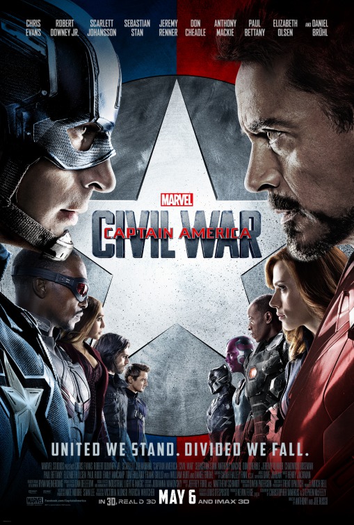 affiche Captain America: Civil War