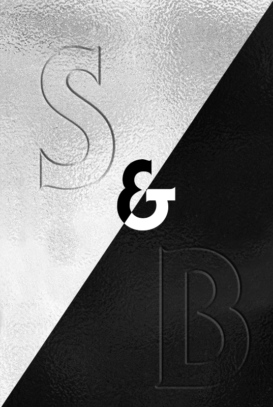 affiche Silver & Black