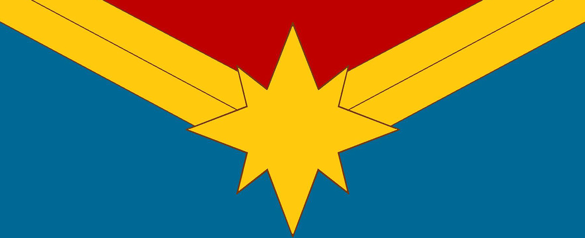 Le logo de Captain Marvel.