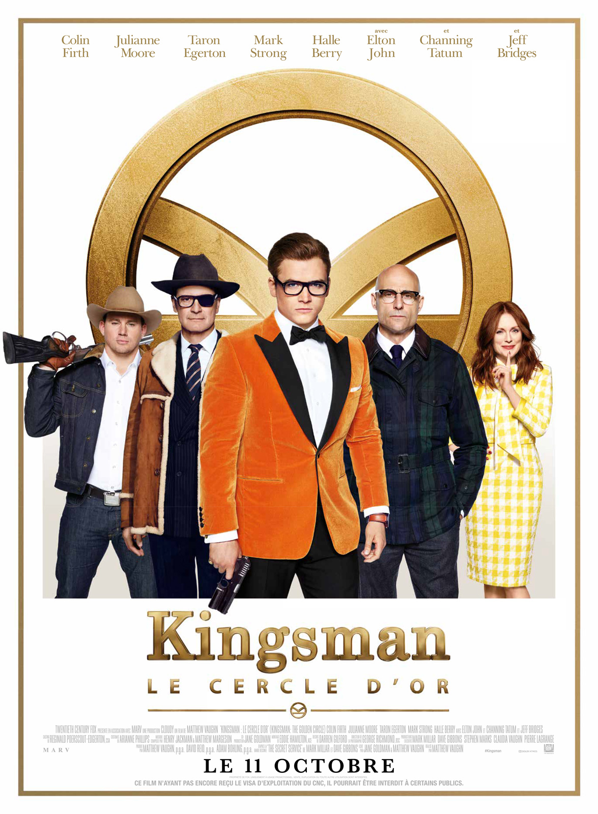 affiche Kingsman : Le Cercle d'Or