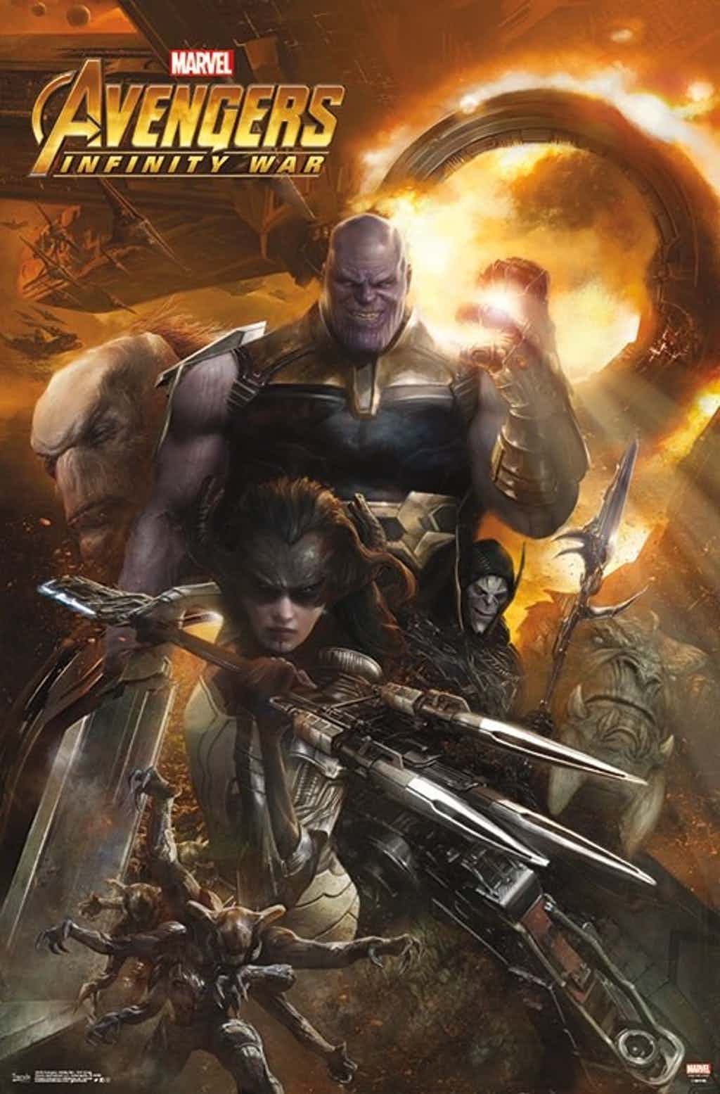 Avengers: Infinity War, le Black Order s'affiche