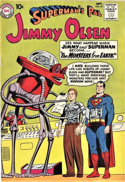 Superman's Pal, Jimmy Olsen #47, un certain esprit des années 50 (Curt Swan, DC Comics)