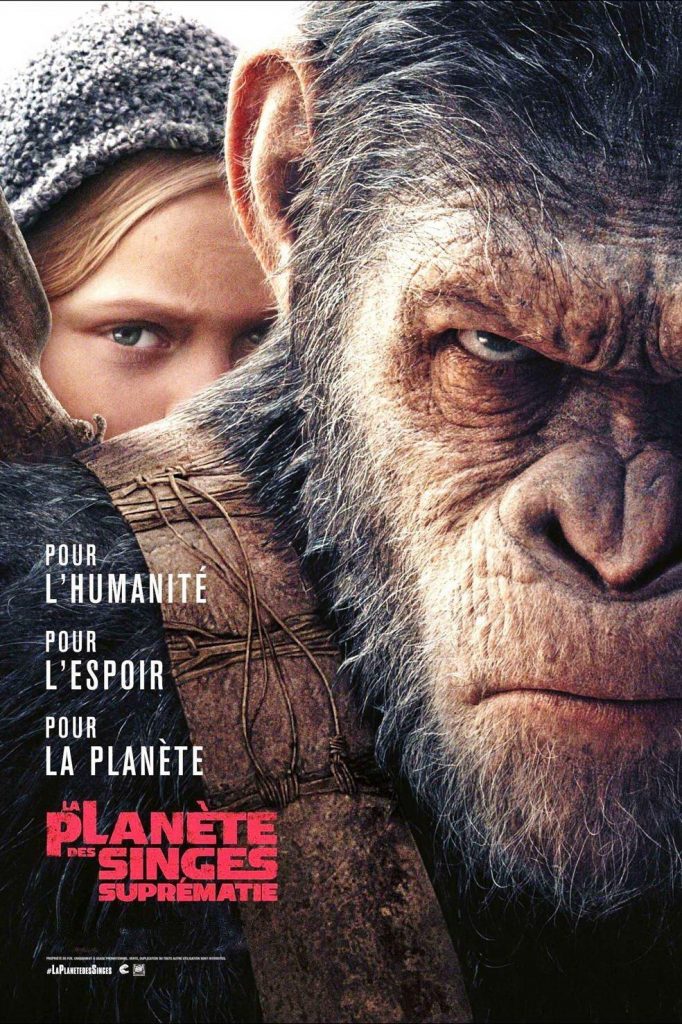 affiche La Planète des Singes : Suprématie