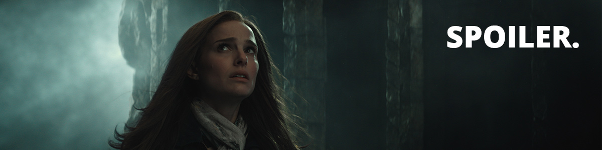 Jane Foster (Nathalie Portman) dans Thor