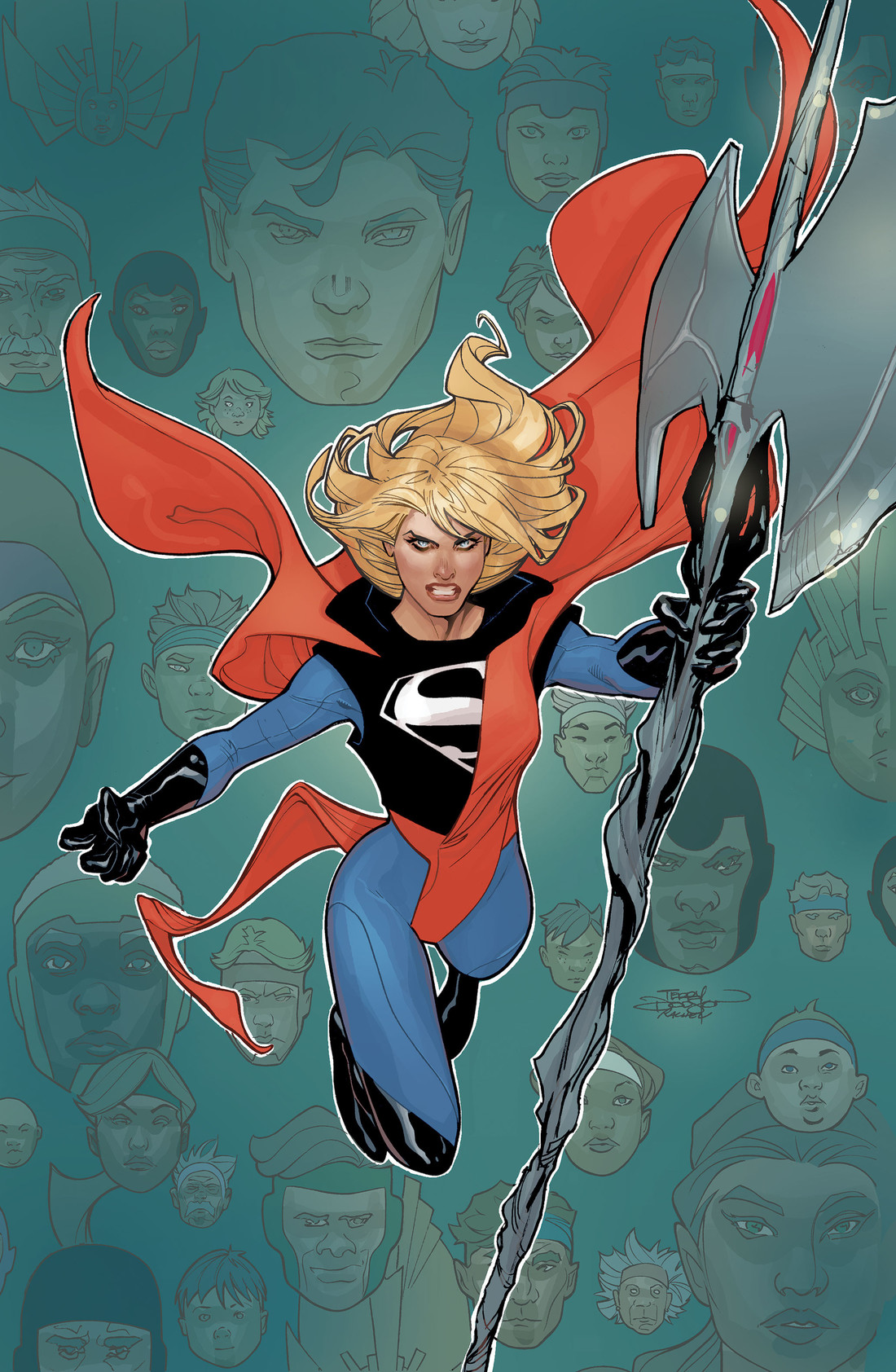 Supergir #21, couverture variante par Terry Dodson