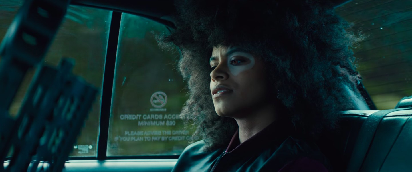 Domino (Zazie Beets) dans Deadpool 2