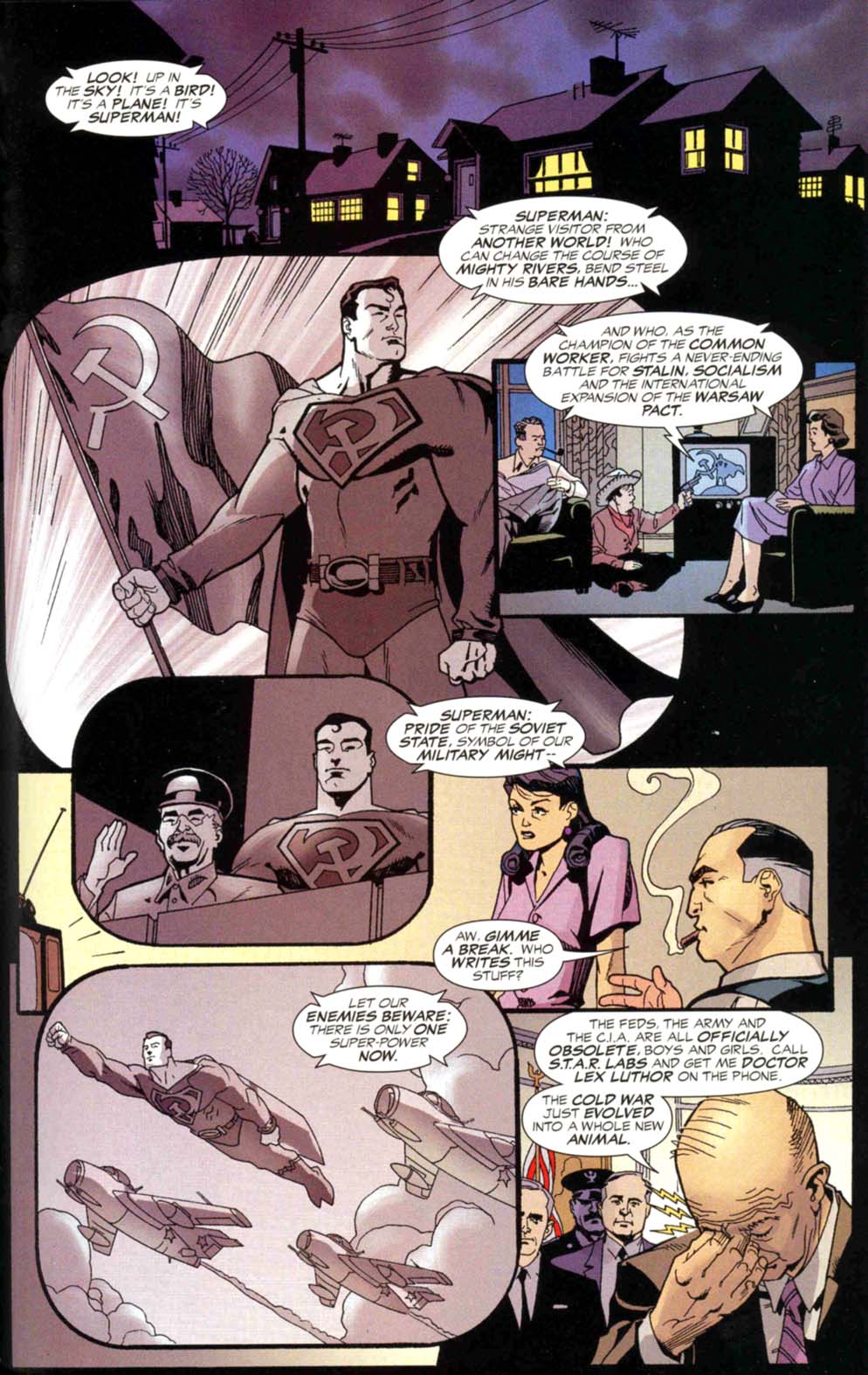 Superman Red Son incipit planche 4