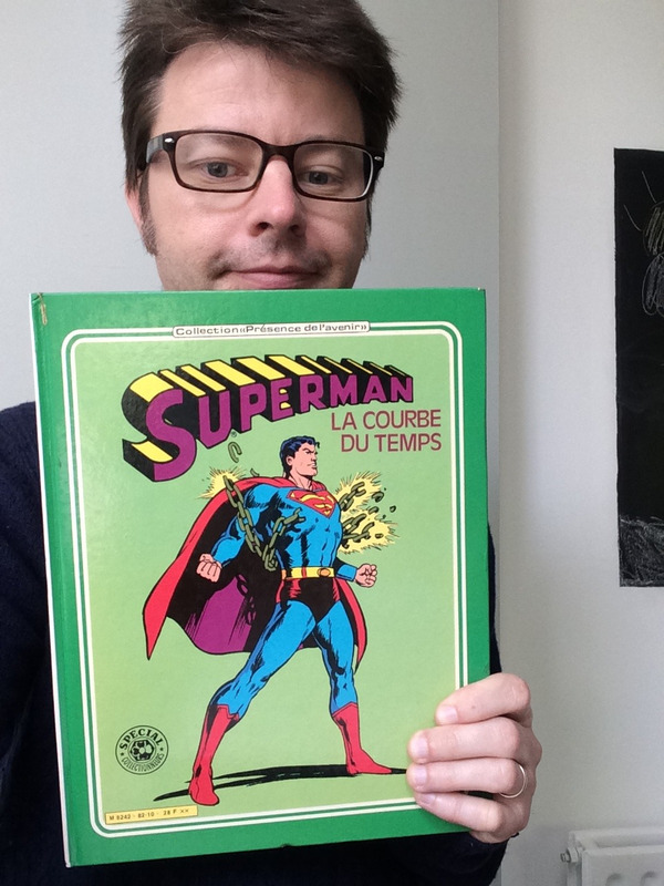 Il traduit les comics de Superman : Laurent Queyssi