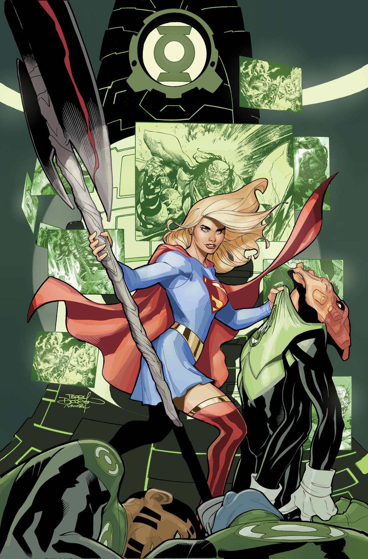 Supergirl #22 - couverture variante par Terry Dodson