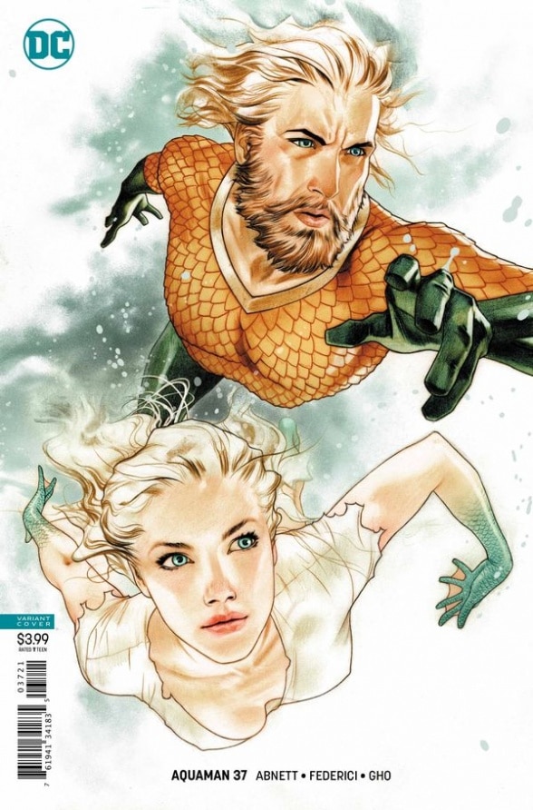 Aquaman #37 - couverture alternative par Joshua Middleton