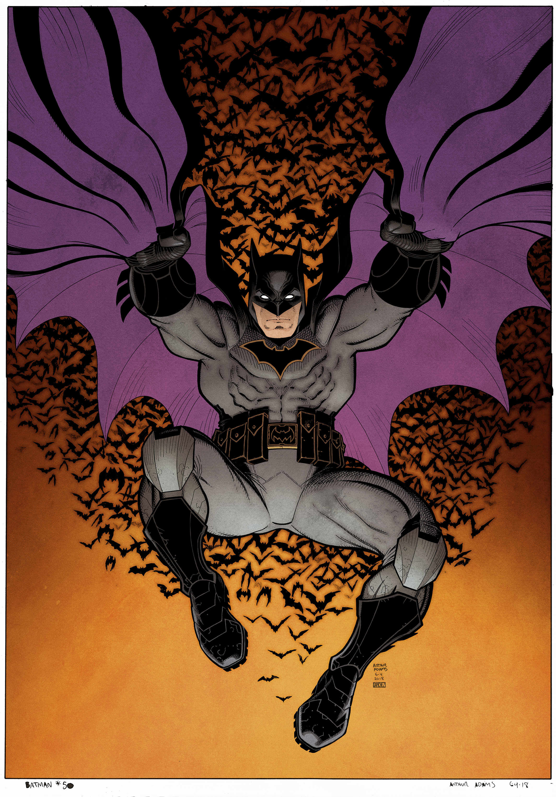 Batman #50, couverture alternative de Arthur Adams