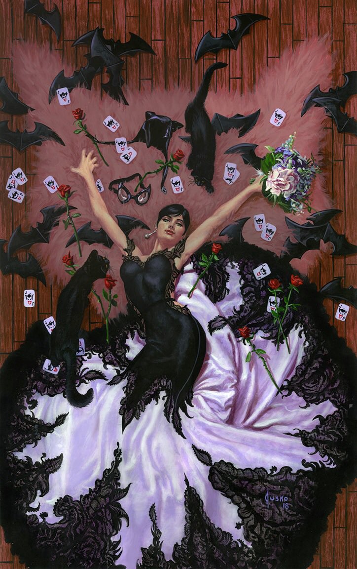 Batman #50, couverture alternative de Joe Jusko