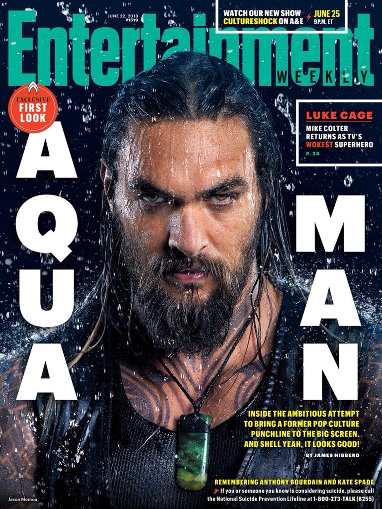 Aquaman dans Entertainment Weekly.