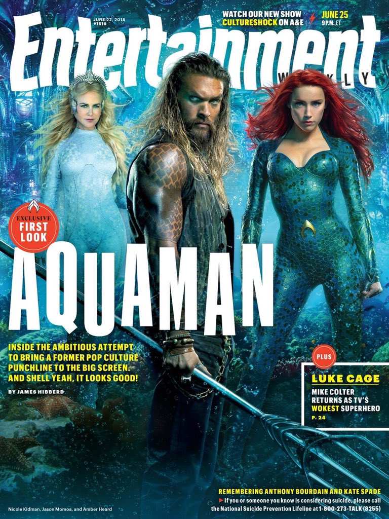 Aquaman dans Entertainment Weekly.