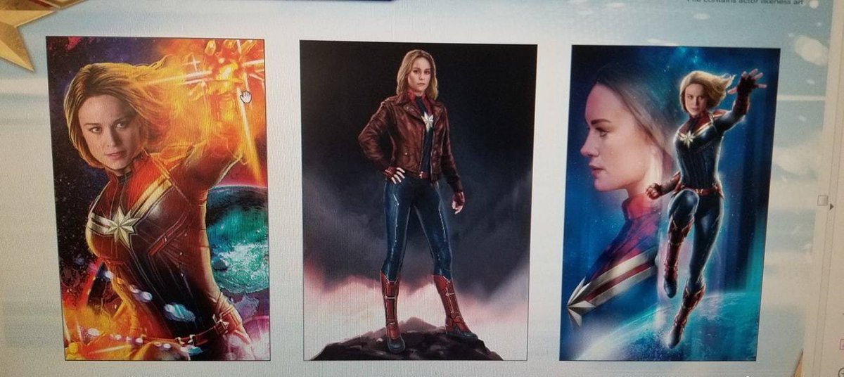 Captain Marvel, concept arts pour Avengers 4