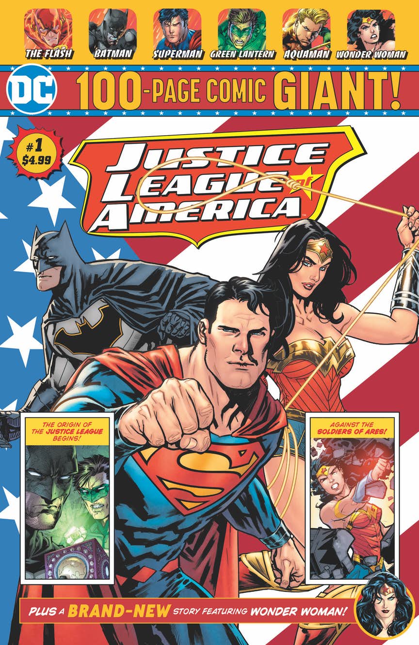 Justice League of America Giant #1 avec Jimmy Palmiotti et Amanda Conner