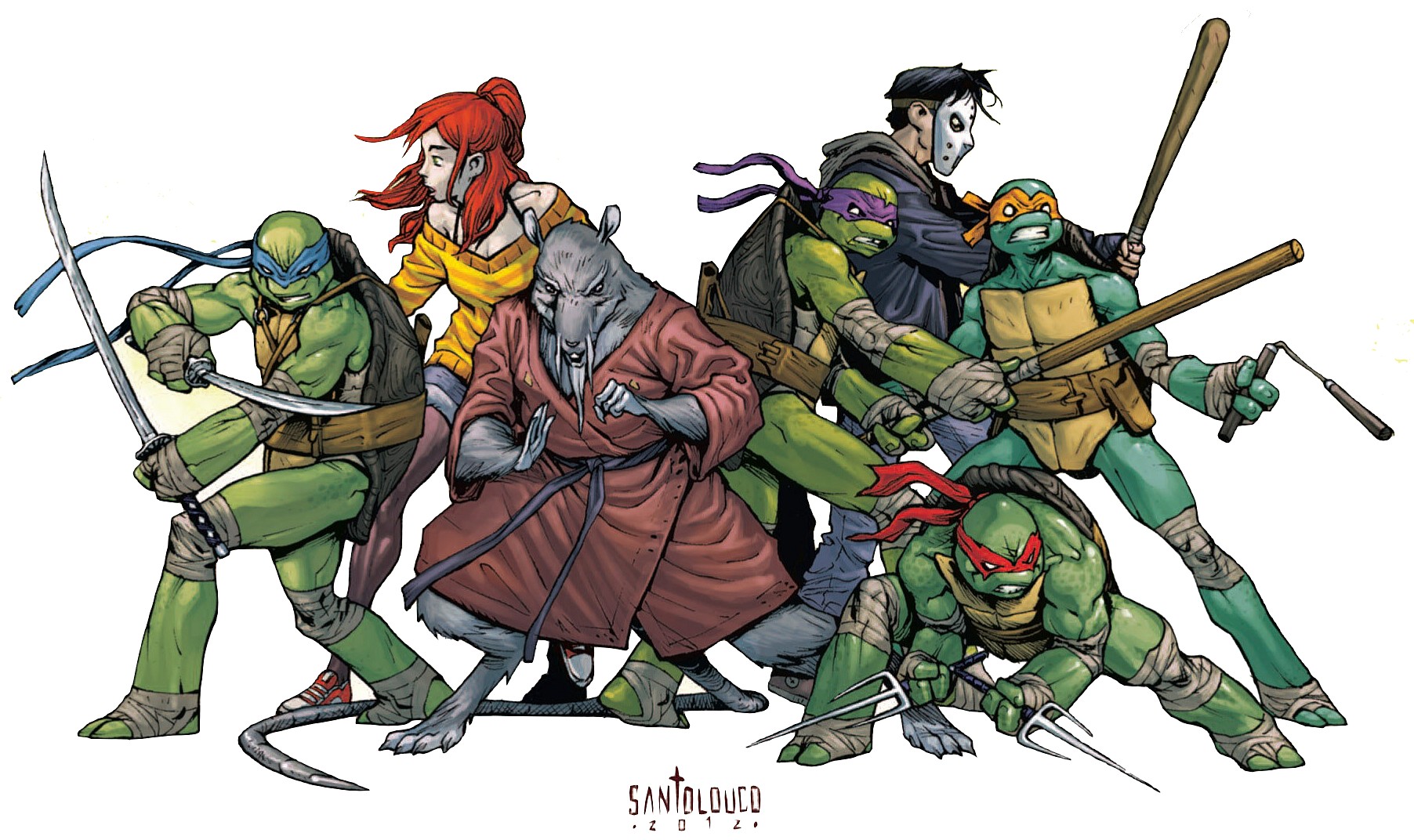 Les Tortues Ninja, édités chez HiComics.