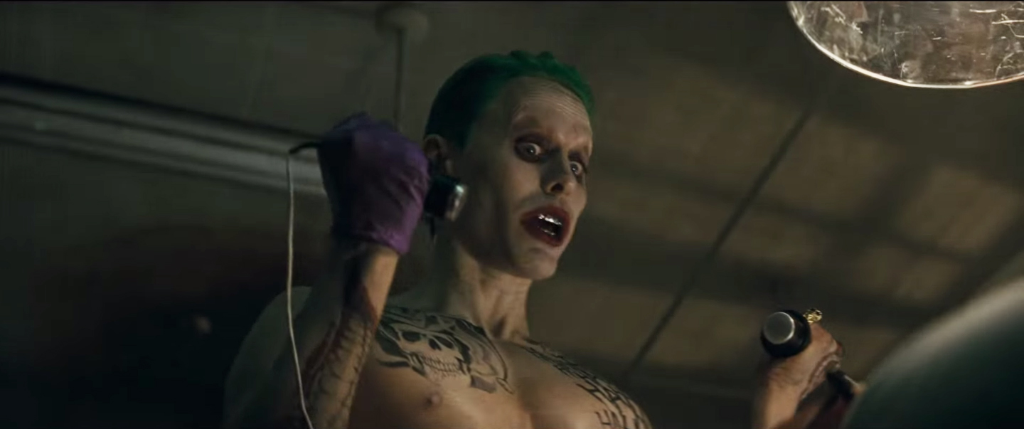 Jared Leto dans le rôle du Joker dans Suicide Squad