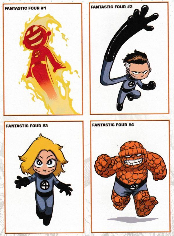 Fantastic Four #1 -couverture variante par Skottie Young