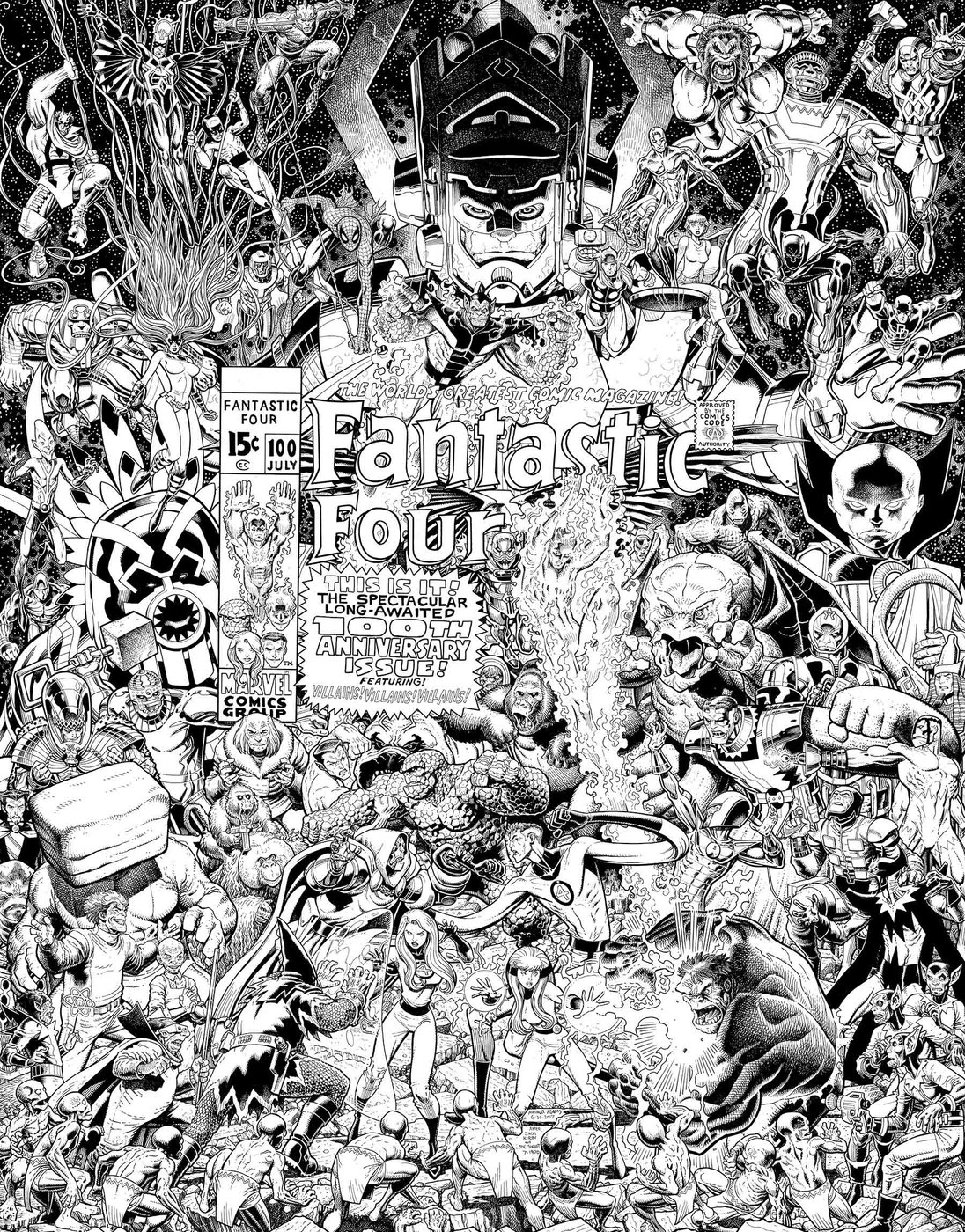 Fantastic Four #1 -couverture variante par Arthur Adams