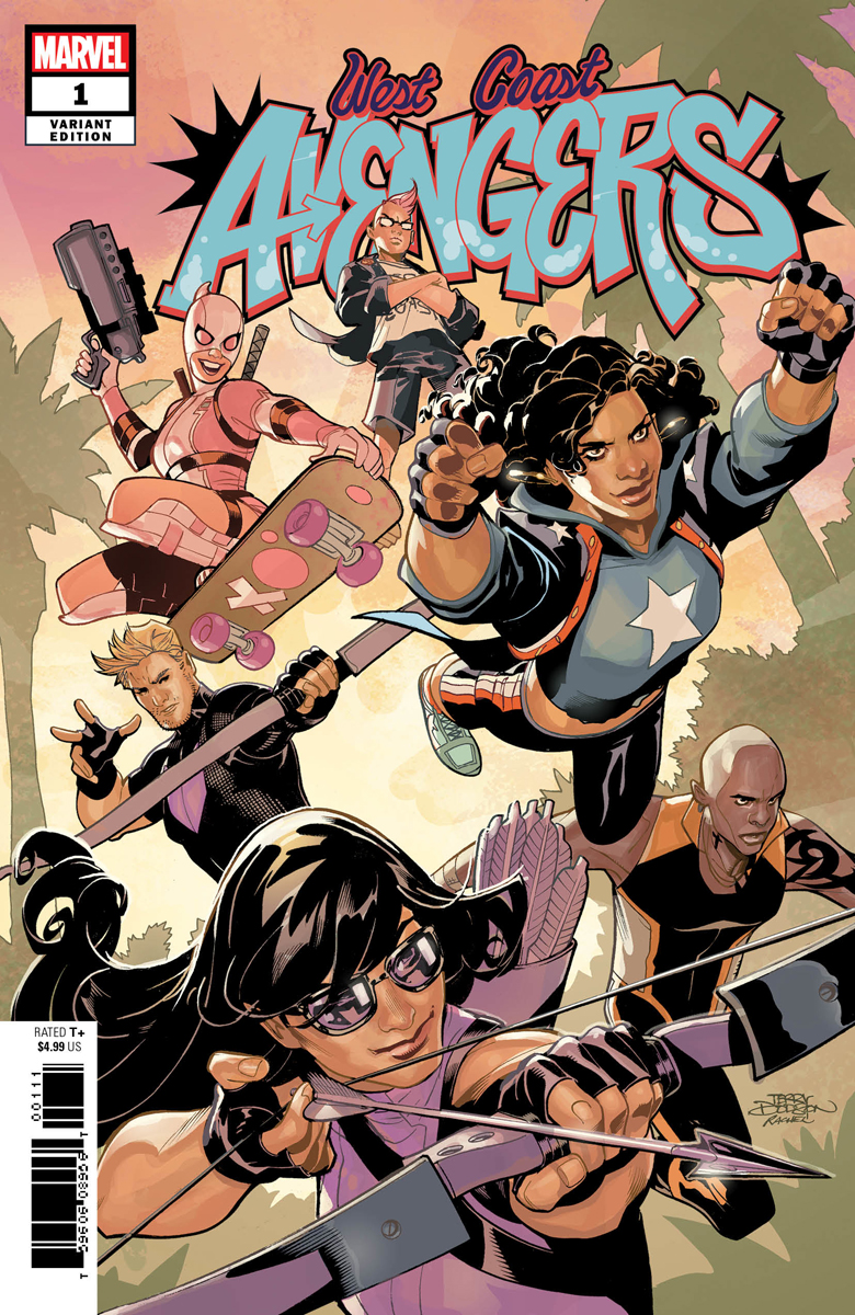 West Coast Avengers #1, la couverture alternative par Terry Dodson.