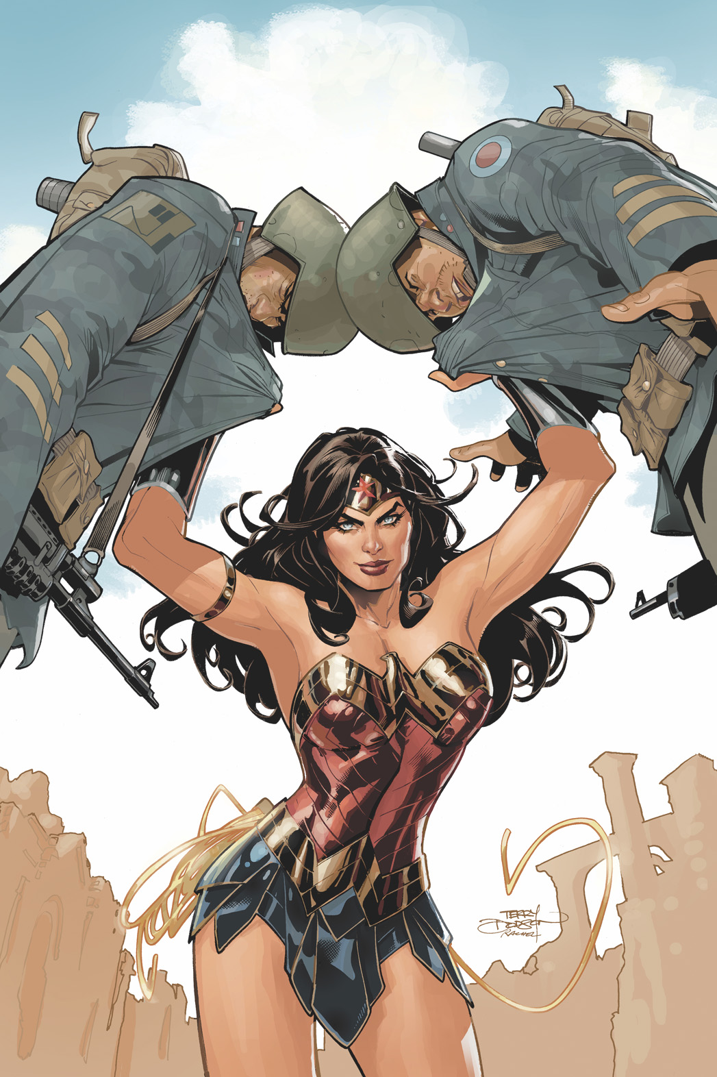 Wonder Woman #58, couverture de Terry Dodson